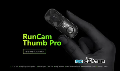 Экшн-камера / FPV камера RunCam Thumb Pro W (SKU: THUMB-PRO-W)