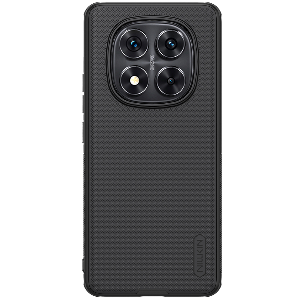 Чехол усиленный от Nillkin c встроенным круглым магнитом для Xiaomi Redmi Note 14 Pro+ 5G, серия Super Frosted Shield Pro Magnetic Case