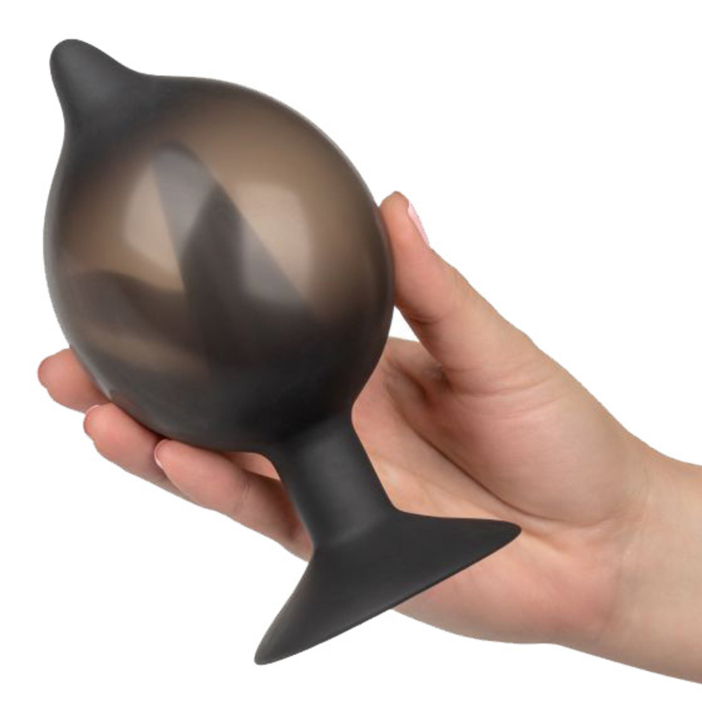 Расширяющаяся анальная пробка 10,75см со съемным шлангом California Exotic Novelties Medium Silicone Inflatable Plug SE-0430-10-3