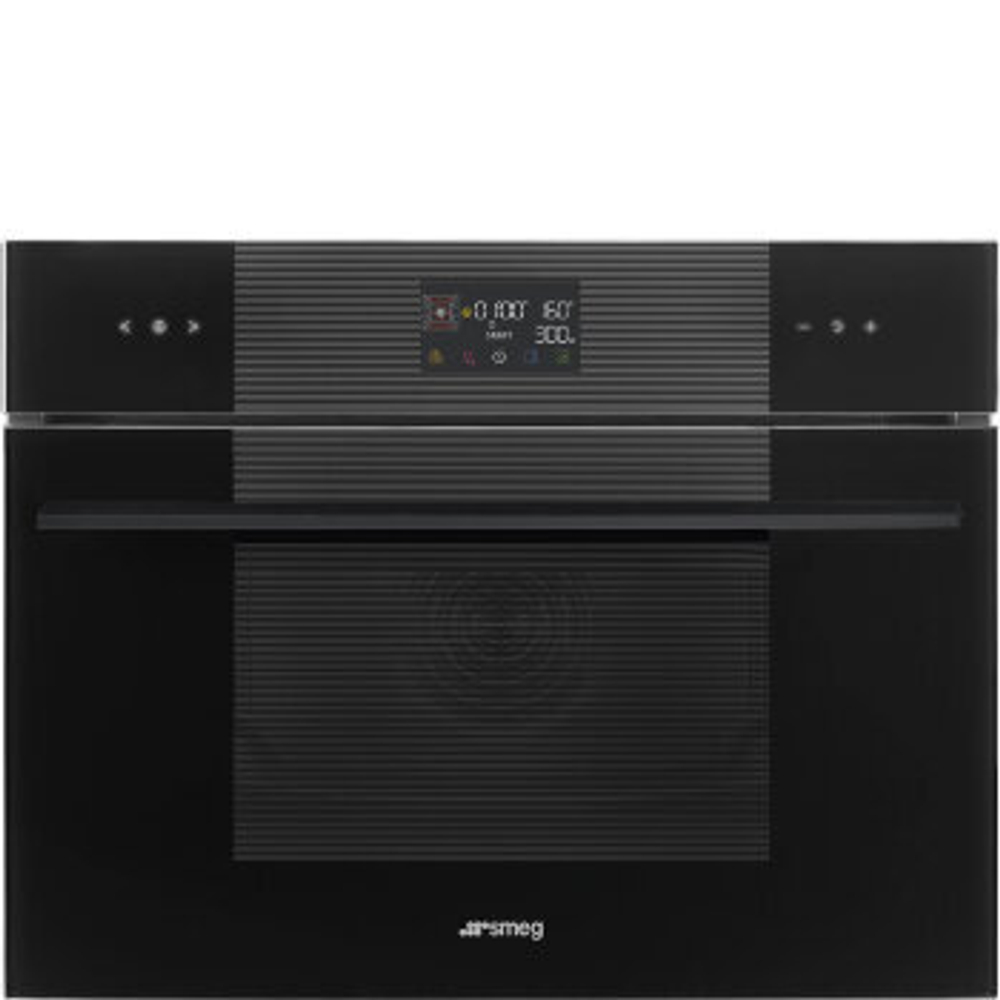 Компактный духовой шкаф, комбинированный с микроволновой печью Smeg SO4102M1B3