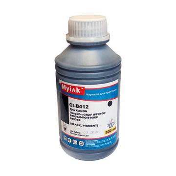 Чернила MyInk для CANON (PFI-120BK/PFI-706BK) imagePROGRAF TM-200/300, iPF9400/8400 (500мл, black, Pigment)
