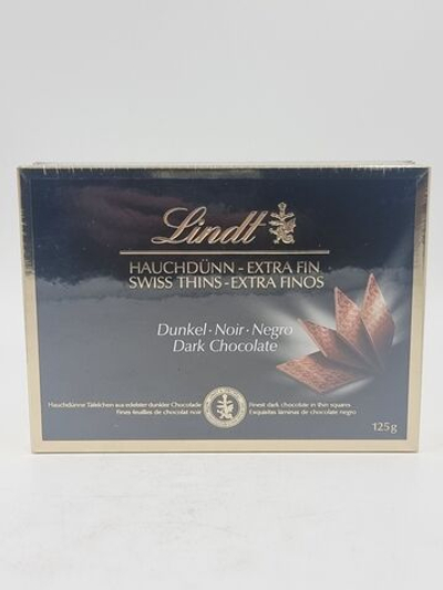 Шоколад Lindt Swiss THINS Dark Темный порционный 125 г (из Финляндии)