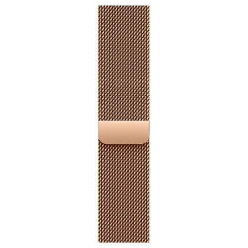 Умные часы Apple Watch Series 10 GPS, 46mm, Rose Gold Aluminium Case with Milanese Loop, Gold