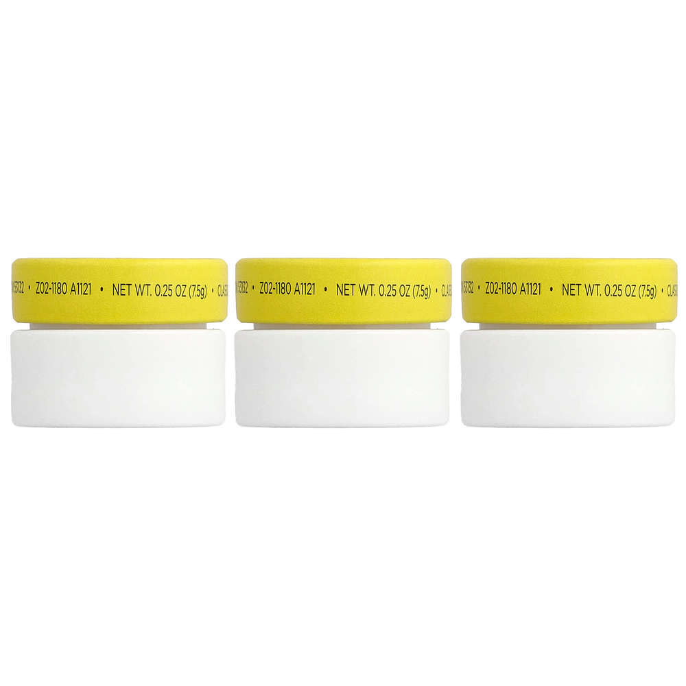 Carmex, классический бальзам для губ, лечебный, 3 баночки по 7,5 г (0,25 унции)