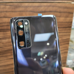 Крышка для Honor 30 Pro Plus - задняя стеклянная панель "хорошее качество" (чёрного цвета)