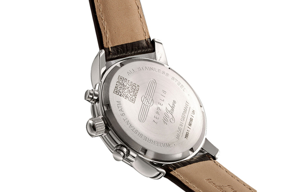 ZEPPELIN Hundred Years Collection Quartz Movement Men"s Watches Watch Silver Dial Stainless Steel Case