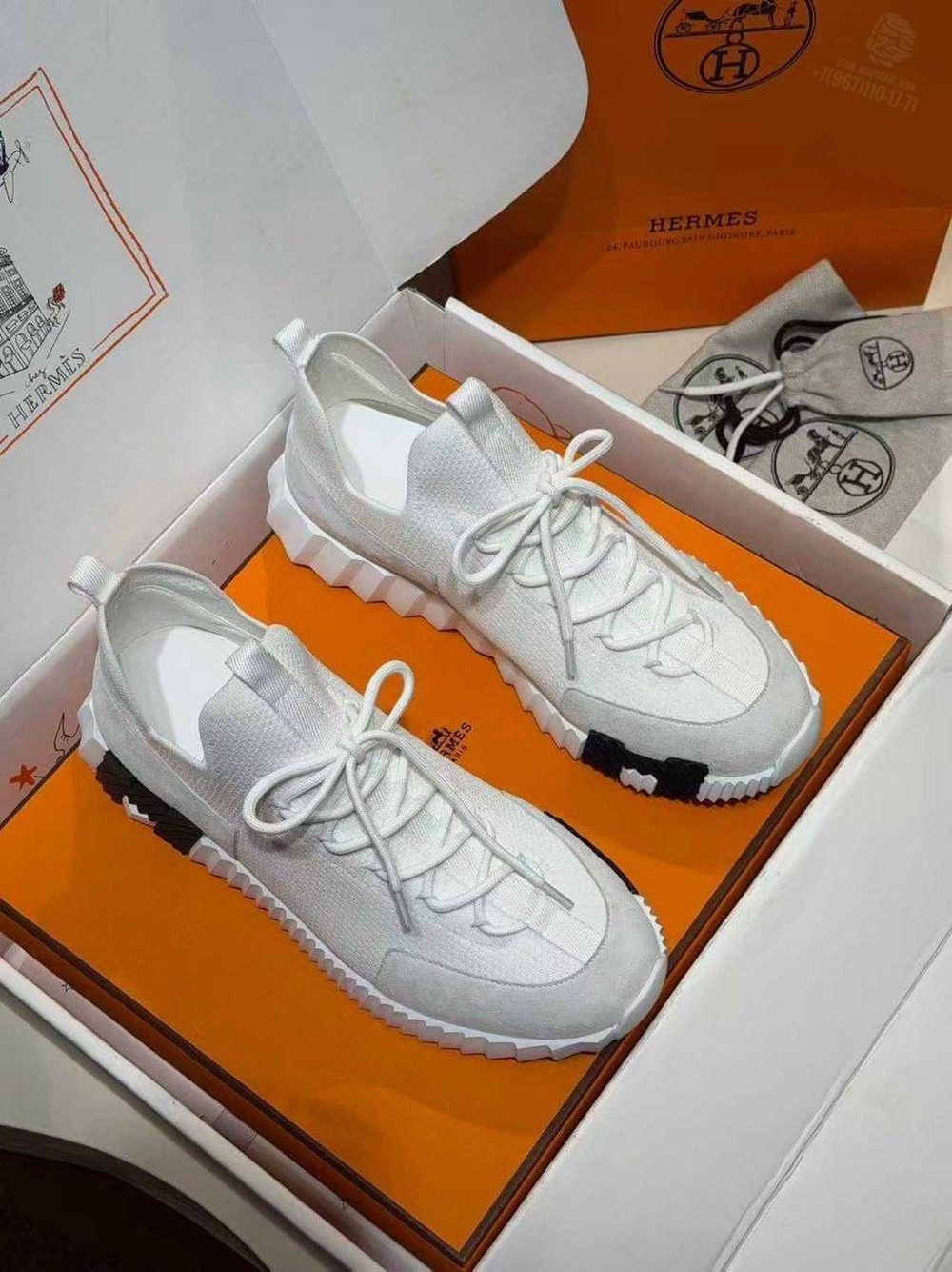 Кроссовки Hermes Slip-on Lift