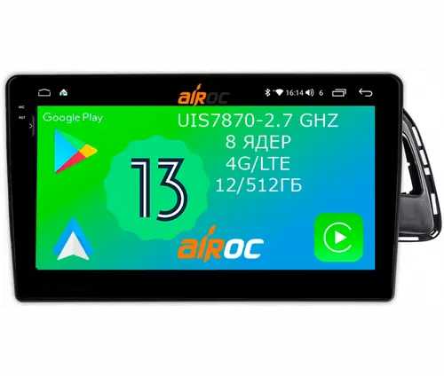Магнитола для Audi Q5 8R 2008-2016 - Airoc 2K AU-3603 на Android 13, Быстрейшая, SIM-слот