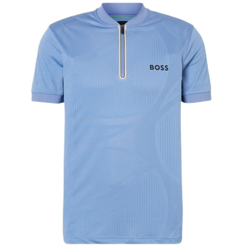 Мужская теннисная футболка BOSS TOC Serve 3 - light/pastele blue