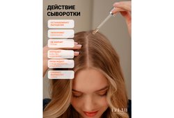 Сыворотка против выпадения волос "Глубокое восстановление" 19LAB, 50 мл