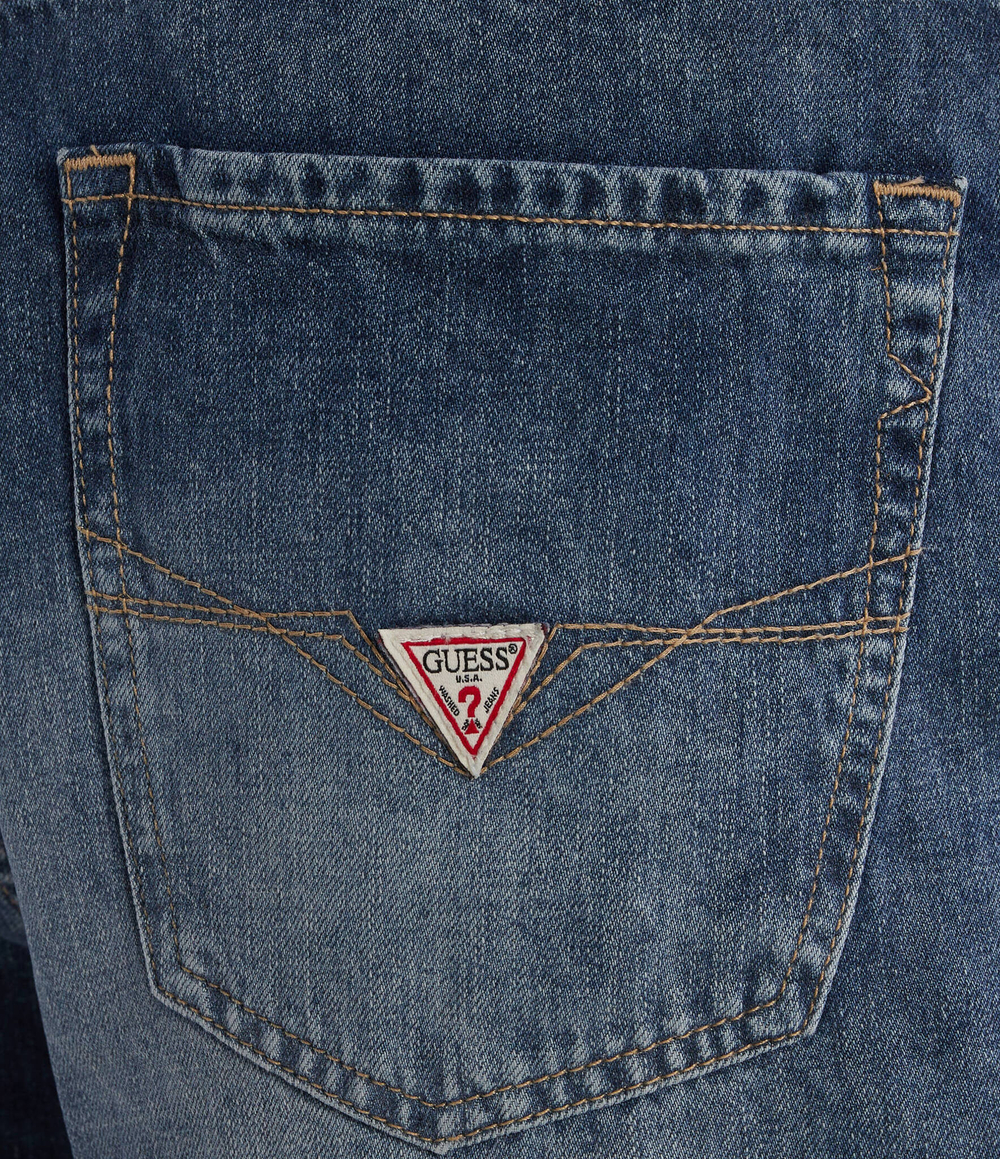Джинсовые шорты RODEO GUESS - голубой(M4GD27 D5AY1)
