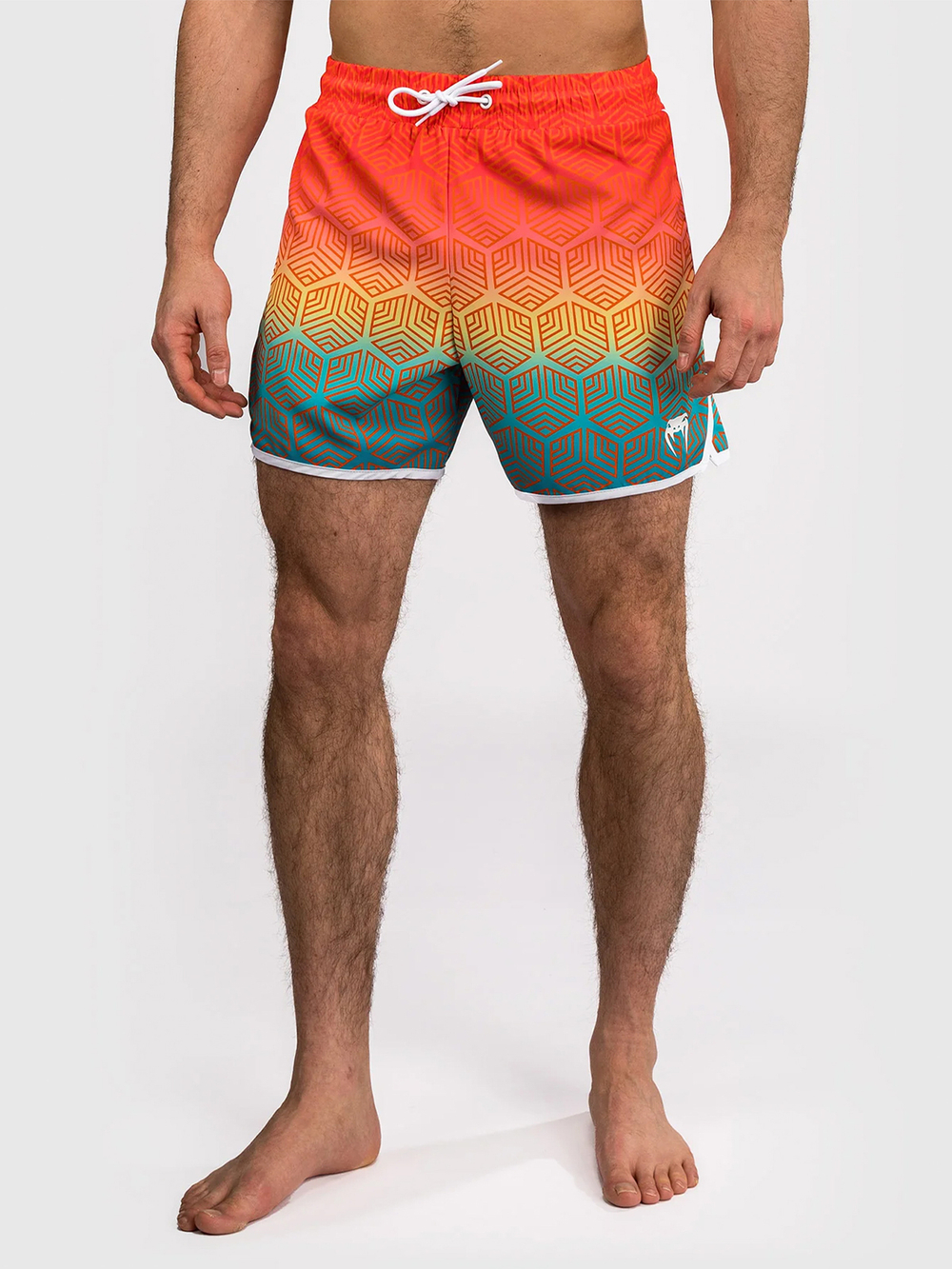 Бордшорты Venum Octane Sunset Orange/Sky Blue