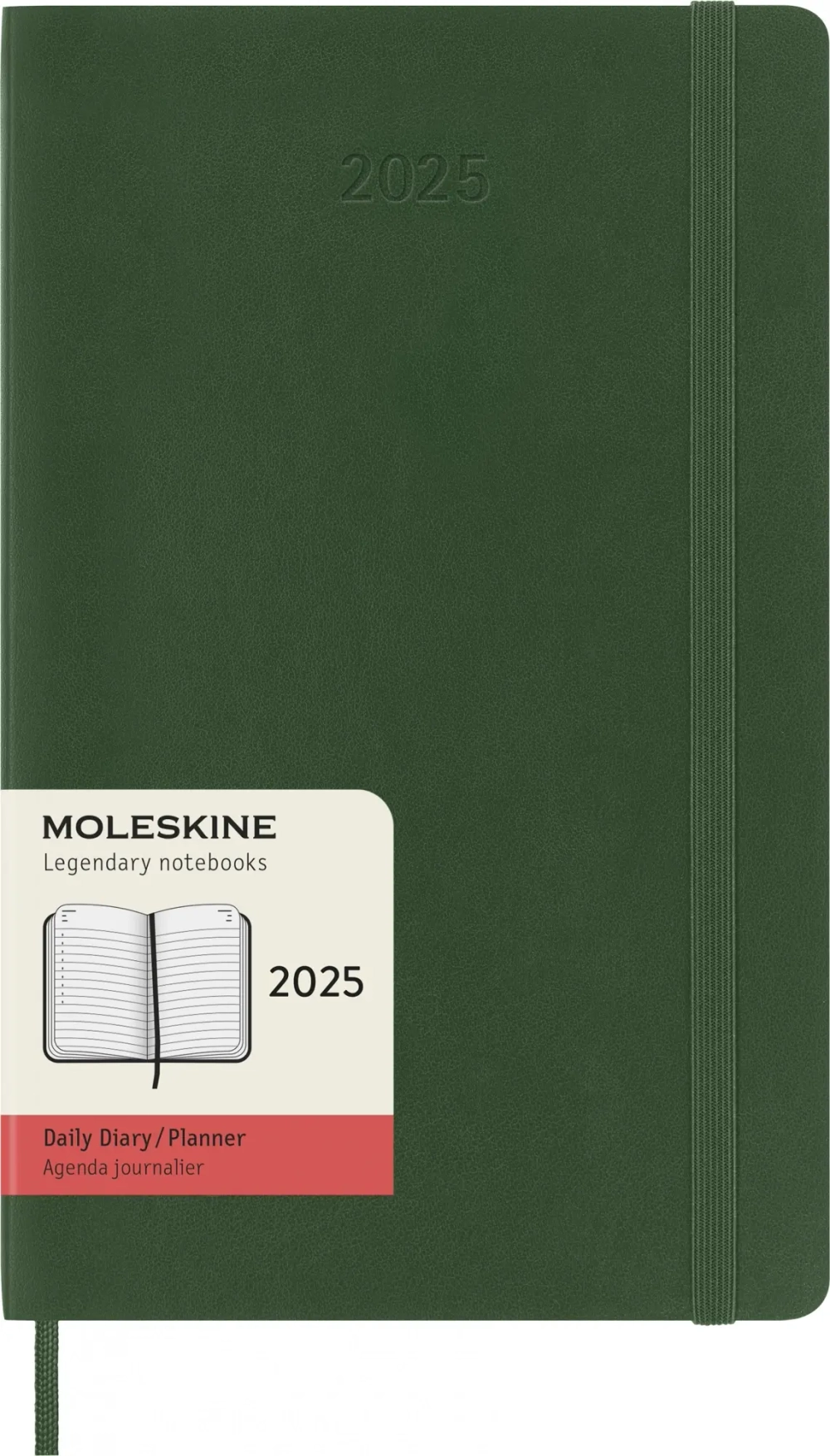 Ежедневник Moleskine Classic Soft (DSK1512DC3) 13х21см мягкая обложка зеленый