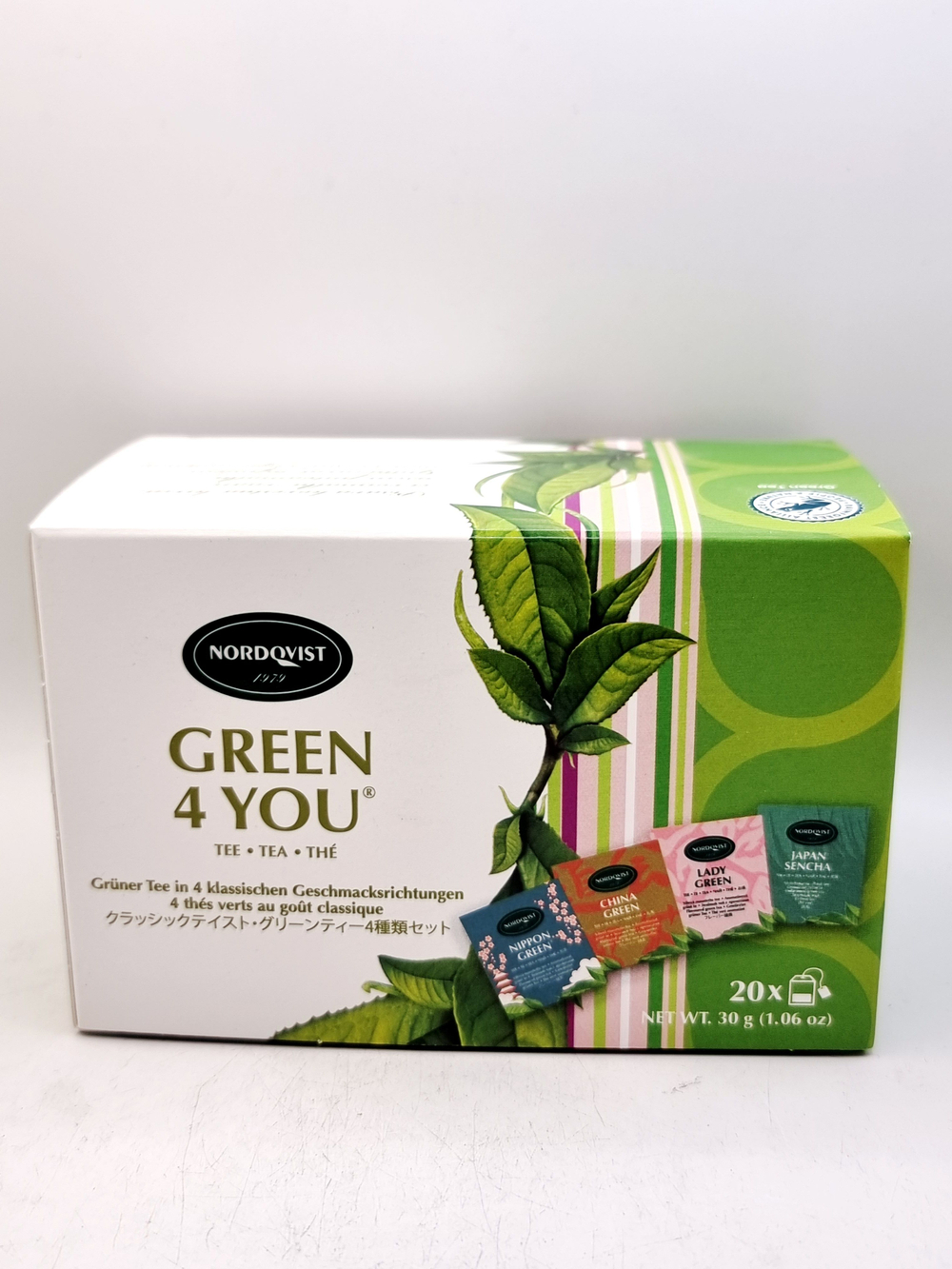 Чай зеленый NORDQVIST "GREEN 4 YOU" 20 пакетиков (из Финляндии)