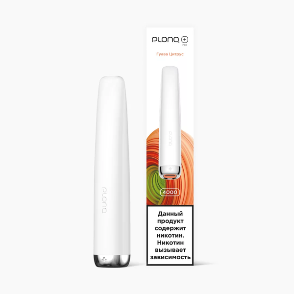 Купить Одноразовый Pod Plonq Plus Pro - Гуава Цитрус (4000 затяжек)