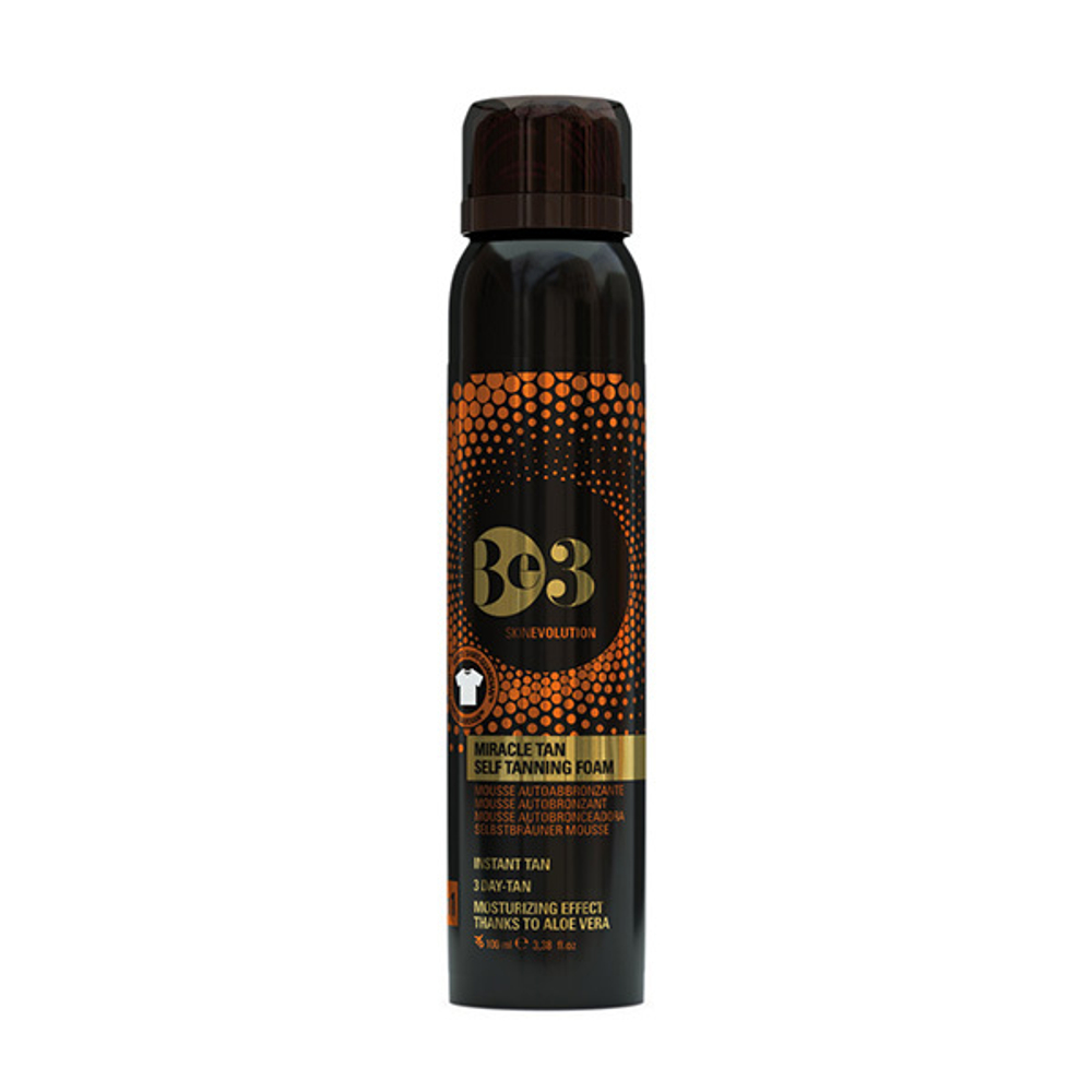 Мусс-автозагар для тела мгновенный Be3 Miracle Tan Body Foam 100мл