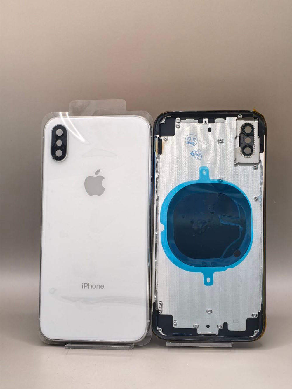 Корпус iPhone X Silver/ White/ Белый ориг