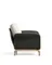 Уличное кресло Alipa из акации и веревки темно-серого цвета