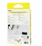 Кабель-зарядка Type-C на Type-C Baseus Silky Series 100W 1м (P10377704213-00) белый