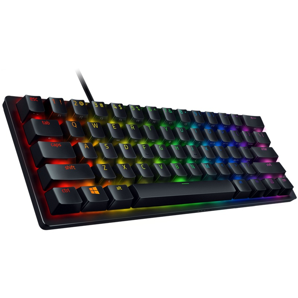 Клавиатура Razer Huntsman Mini (Purple Switch), USB, Black (оптическая)