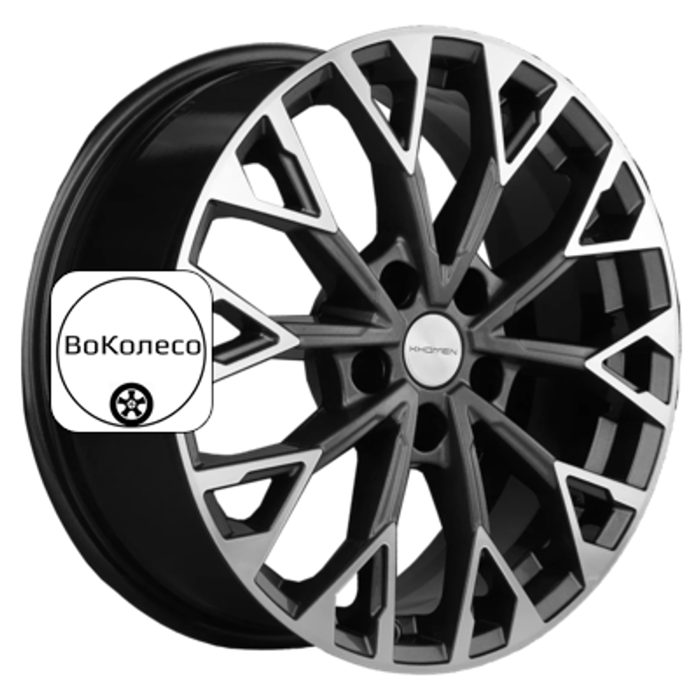 7x17/5x114,3 ET35 D60,1 KHW1718 (Toyota RAV4/ Lexus NX) Gray-FP Khomen Wheels