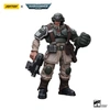 Фигурка JOYTOY Astra Militarum Cadian Command Squad Veteran Sergeant with Power Fist