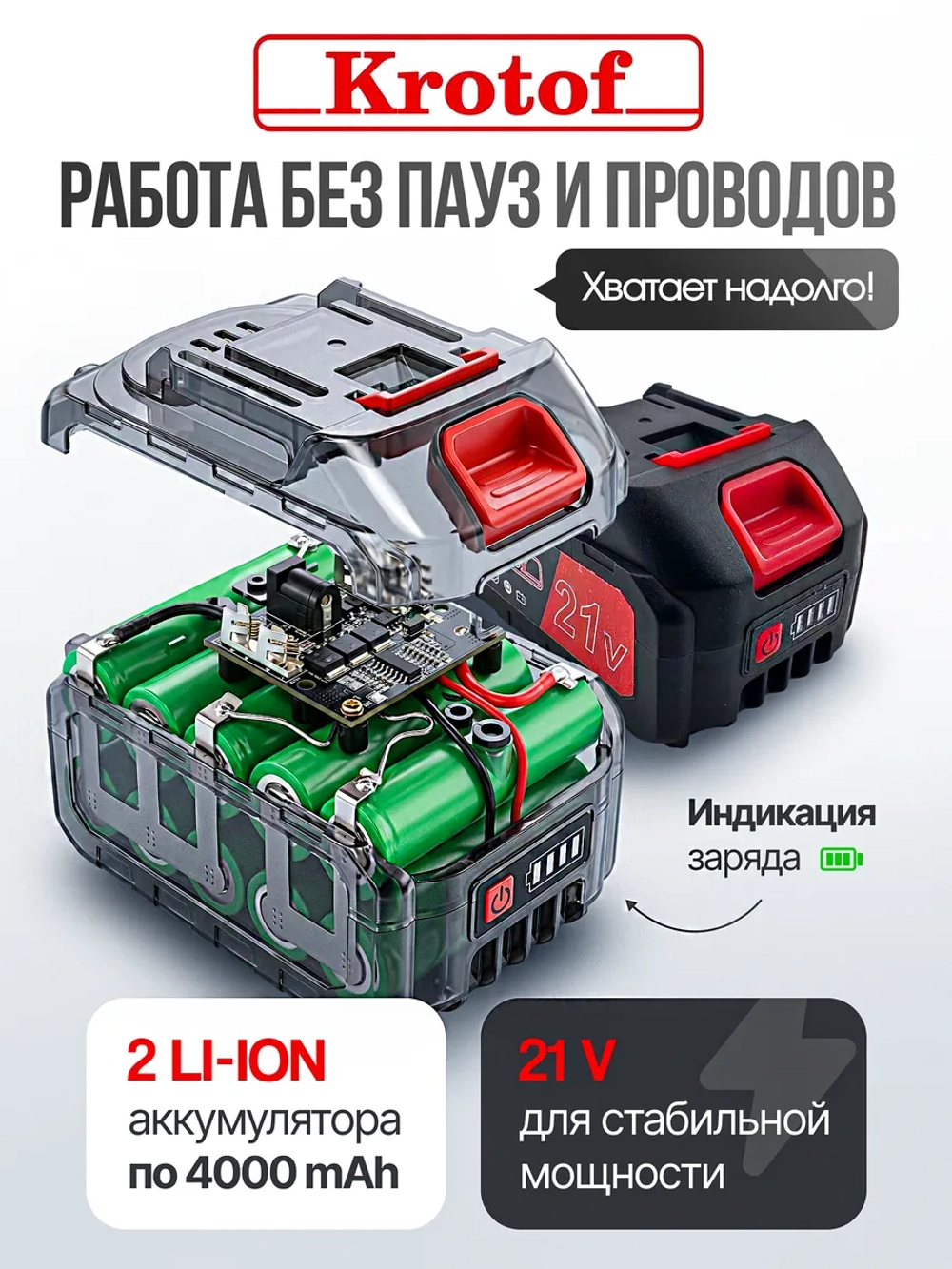 Воздуходувка аккумуляторная BBP04