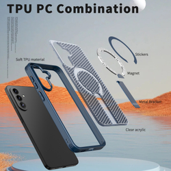 Прозрачный чехол Mesh Pro Magnetic Case для Samsung Galaxy A37 5G
