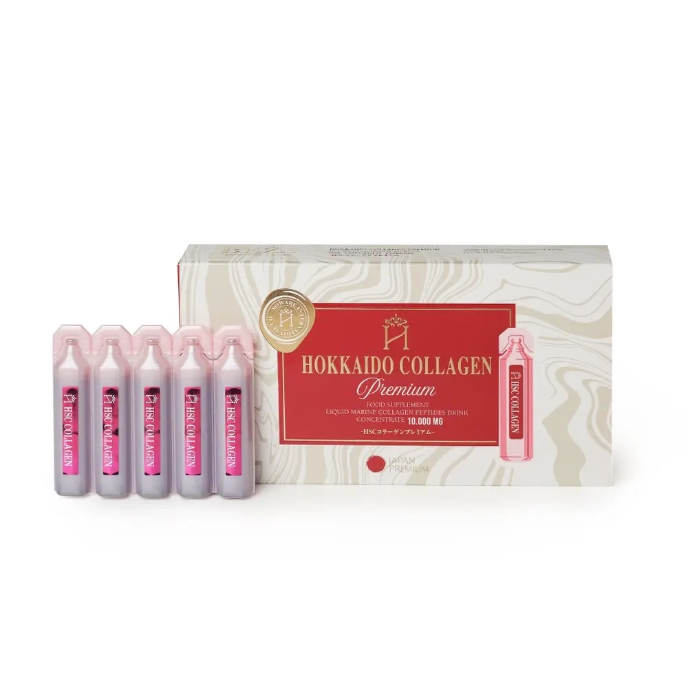 Питьевой (морской) коллаген HSC COLLAGEN PREMIUM - 15 флаконов 20 мл + Пробиотический концентрат - FASTZYME IO - 720 мл
