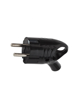 Вилка электрическая с заземл. с кольцом (ушком) 16А 250В IP20 черн. TOKOV ELECTRIC TKL-PLUZR-C05