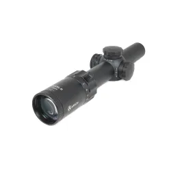 Оптический прицел ARKON Model B 1-8x24 / Аркон Модель Б 1 8 на 24 - вид со стороны окуляра, линза и рычаг изменения кратности