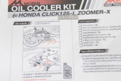 Oil Cooler (radiator) set for Honda Zoomer-X. Click125-i. Morin