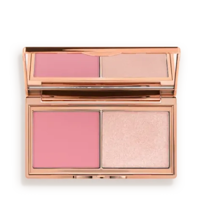 Палетка румяна и хайлайтер Charlotte Tilbury Hollywood Blush&Glow Glide Palette