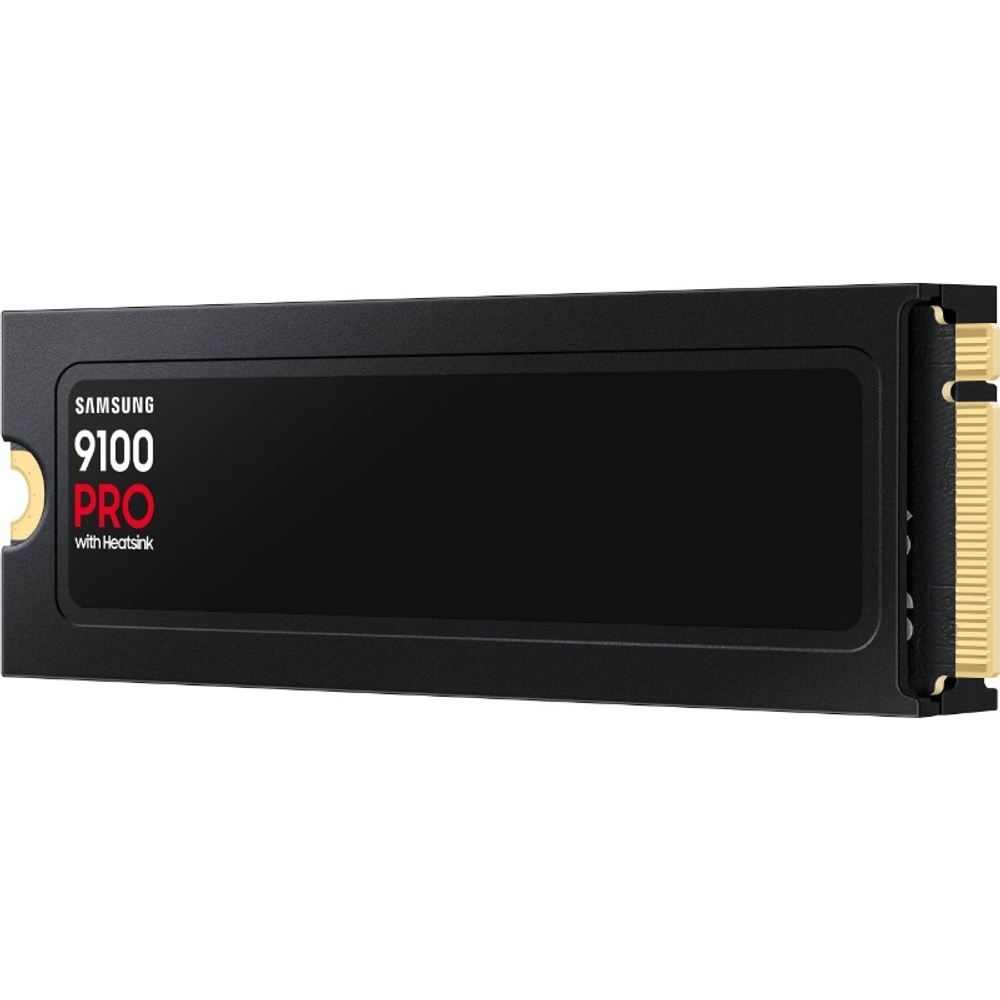 Твердотельный накопитель SSD 1TB Samsung 9100 PRO, M.2, PCI-E 5.0 x4, TLC 3D NAND (R14800/W13400MB/s) с радиатором 600TBW