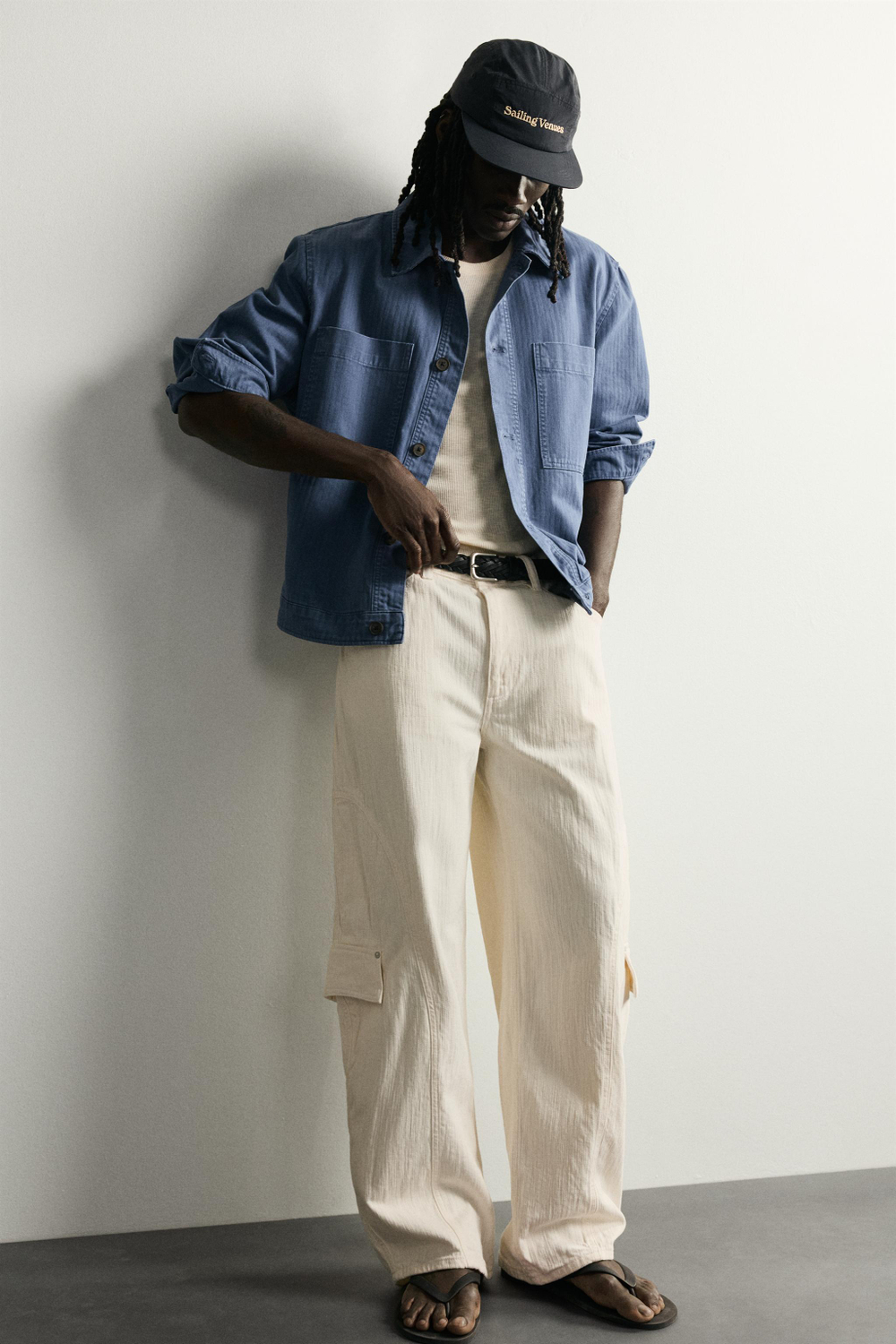 ДЖИНСЫ КАРГО BALLOON FIT — ZARA