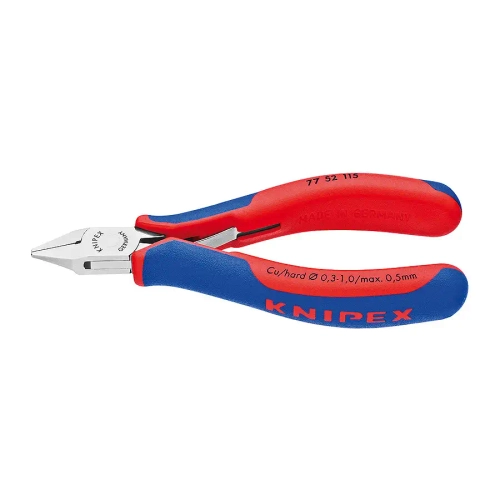 Кусачки боковые для электроники 115 мм Knipex 77 52 115
