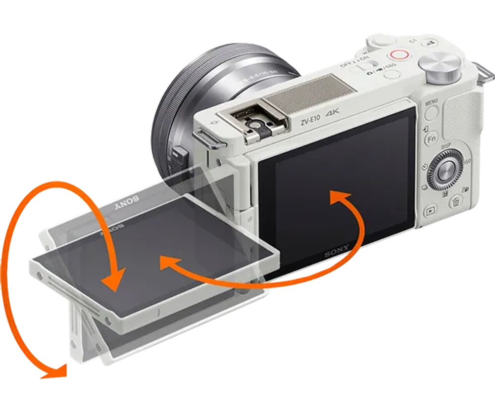 Цифровая фотокамера Sony ZV-E10 Body. Белый