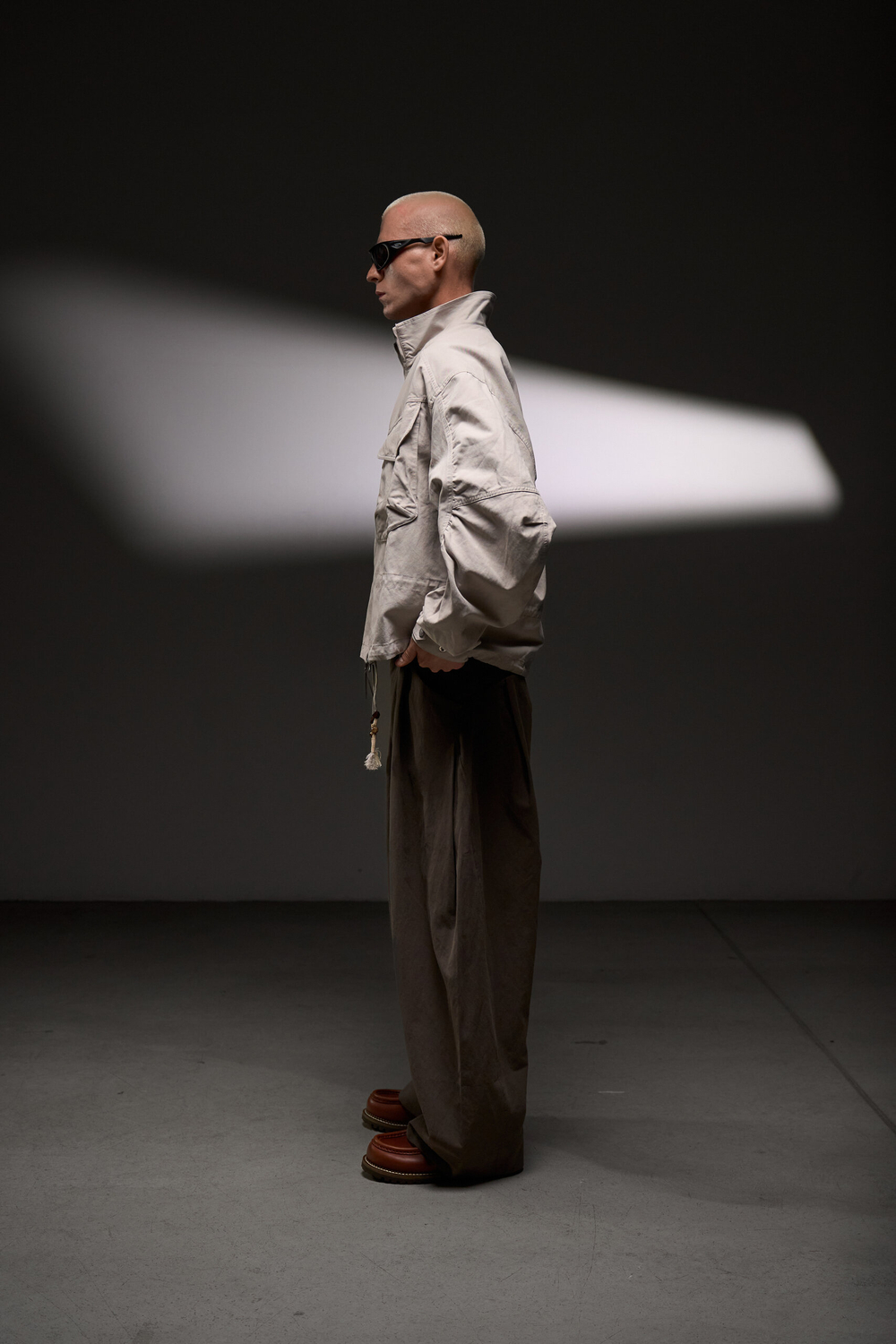 Брюки Blue Monte Pleated Casual Pants "Metasequoia Brown"