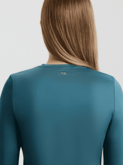 Футболка с длинным рукавом женская 7/6 Maya Longsleeve - Hydro
