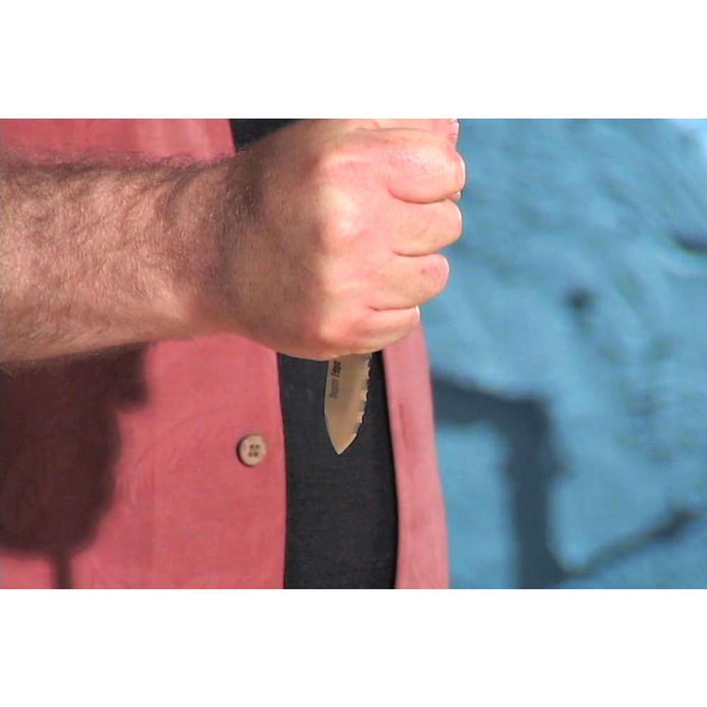 Шейный нож Cold Steel 42SS Super Edge, сталь клинка AUS8A