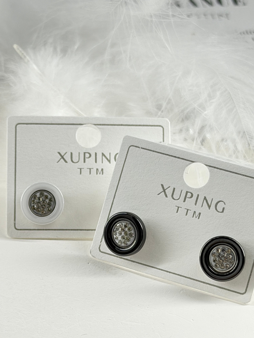 Серьги - чёрный