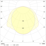 Светильник SLICK.PRS ECO LED 60 EM 5000K СТ