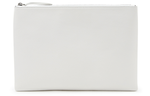 Balenciaga Cow Leather Briefcase Clutch Regular Men"s White