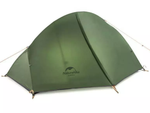 Палатка Naturehike Cycling (Spider) Si 1-местная, алюминиевый каркас, сверхлегкая, Forest Green, артикул NH18A095-D-DFGR, цвет Зеленый