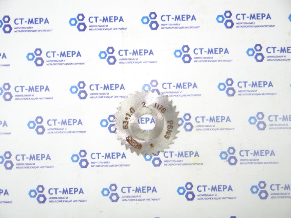 Фреза отрезная по металлу 63х1х16мм. z=32 Р6М5 с фаской без ш/п