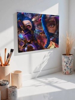 Картина на стену 40 X 50 Джинкс из League of Legends