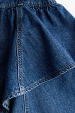 Джинсовое платье с юбкой клёш — Синий деним — H&M 1322249