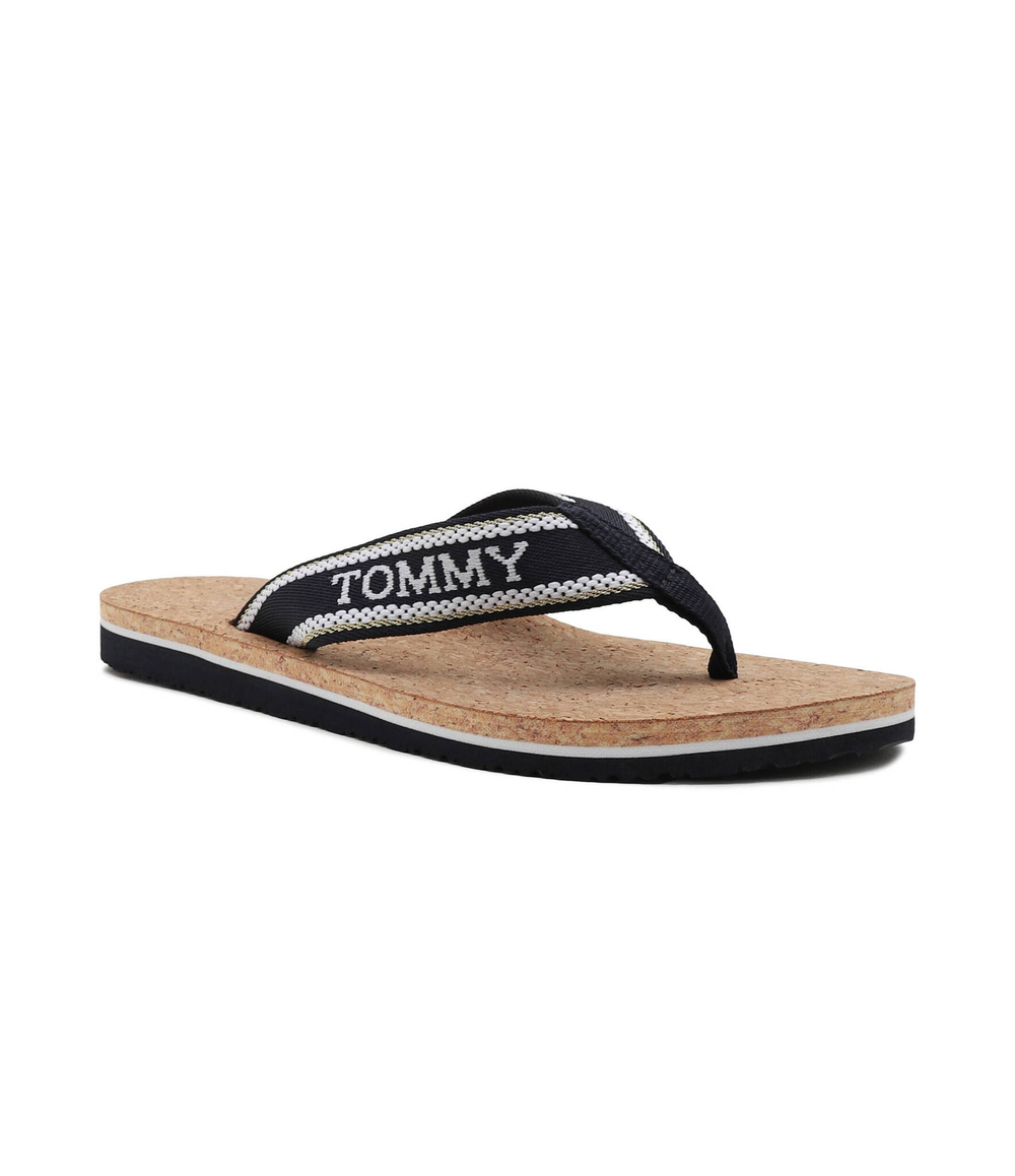 Вьетнамки CORK BEACH Tommy Hilfiger - темно-синий(FW0FW07904)