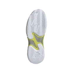 Мужские кроссовки теннисные Adidas Barricade M - black blue met/cloud white/acid yellow