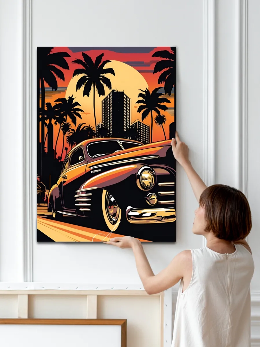 Картина на стену "Vice City" 50х70см 1шт.